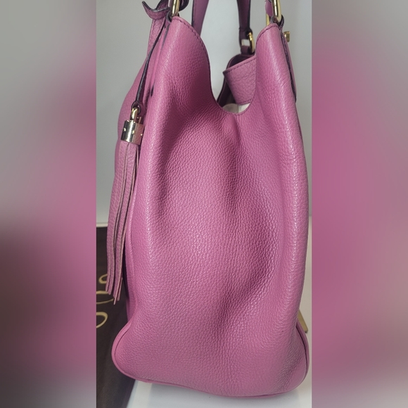 Gucci Pink Pebbled Leather Soho Shoulder Bag - Picture 5 of 14